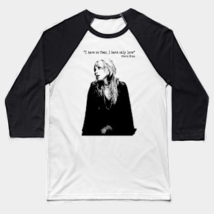 Stevie Nicks Quote // pencil sketch Baseball T-Shirt